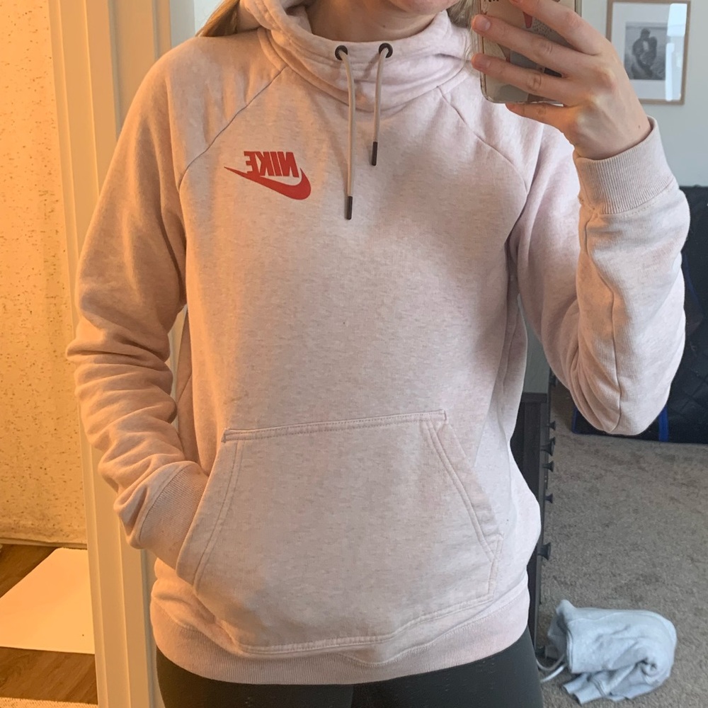 Nike Heather pink hoodie